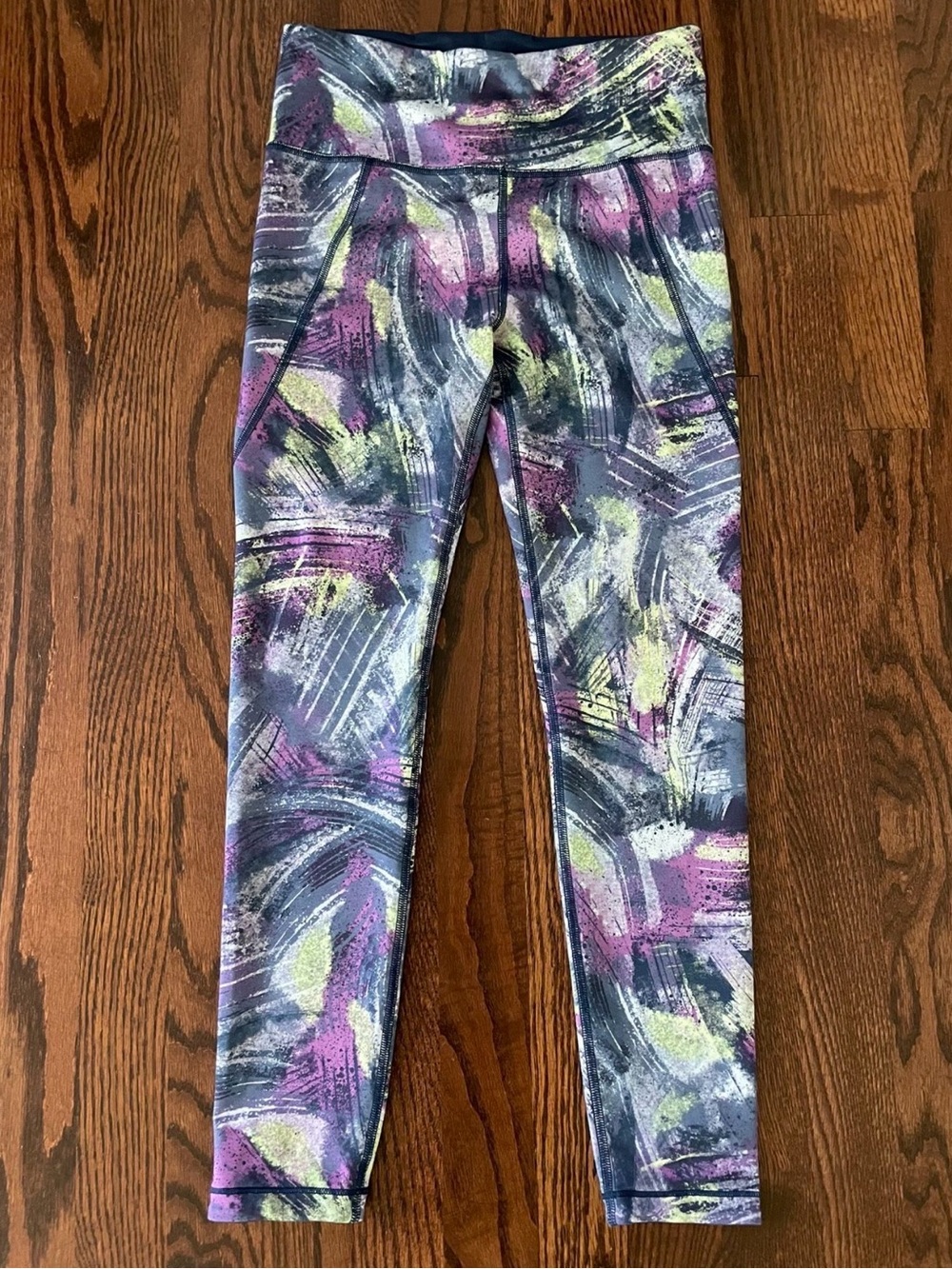 Athleta Girl + Simone Biles Size Large 10/12 Reversible Leggings